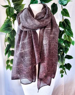 Viscose Scarf - Plain Black