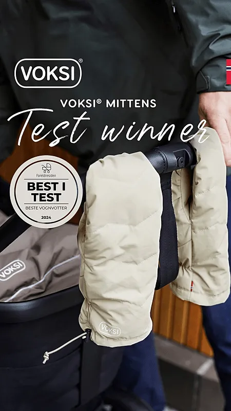 Voksi Pushchair Mittens - Seashell Sand