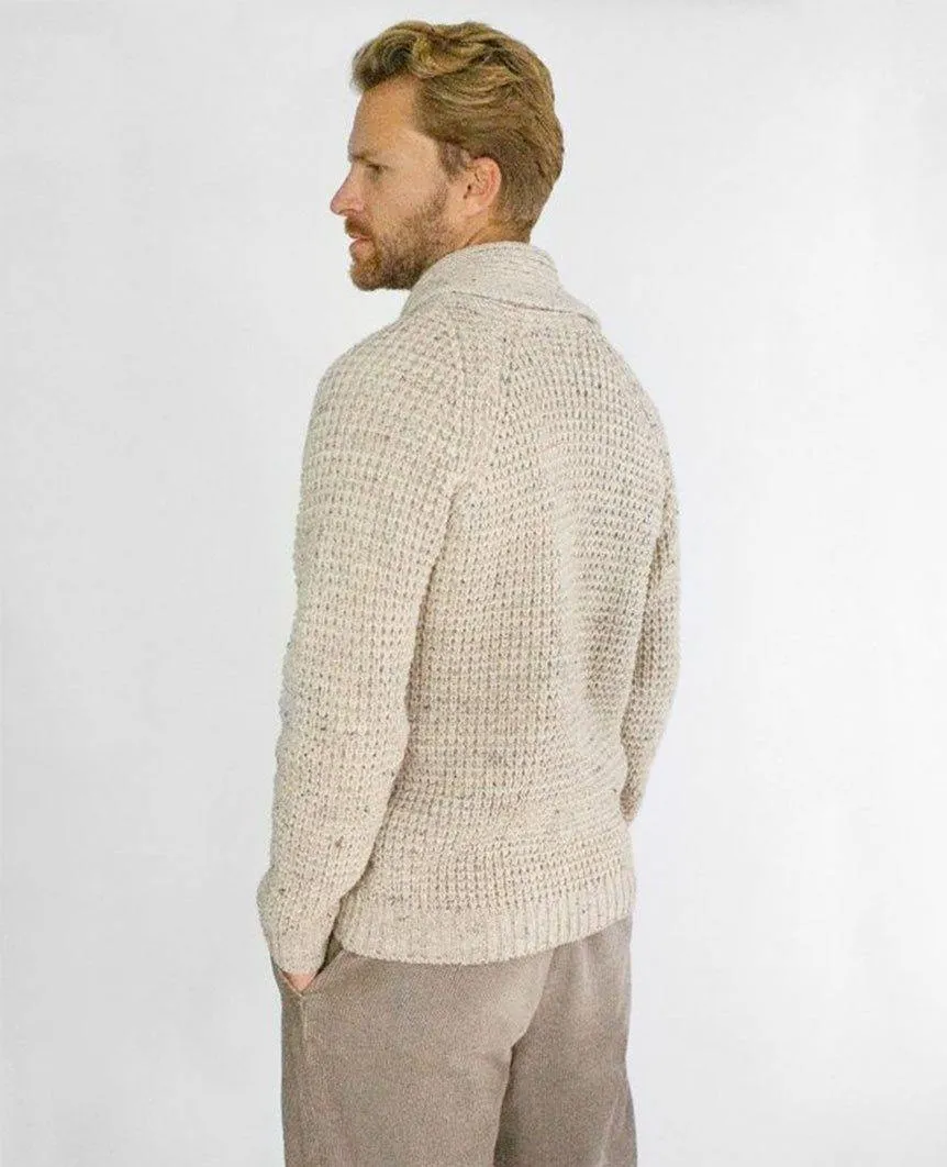 Waffle Shawl Cardigan Skiddaw