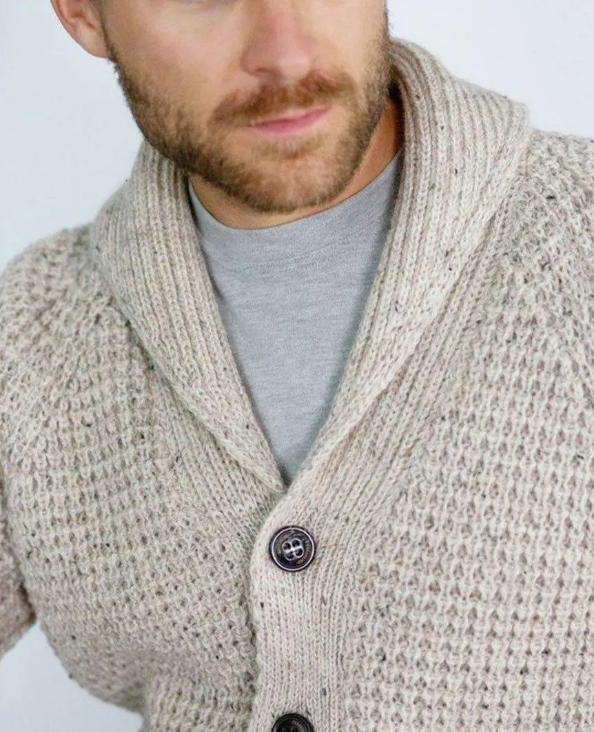 Waffle Shawl Cardigan Skiddaw