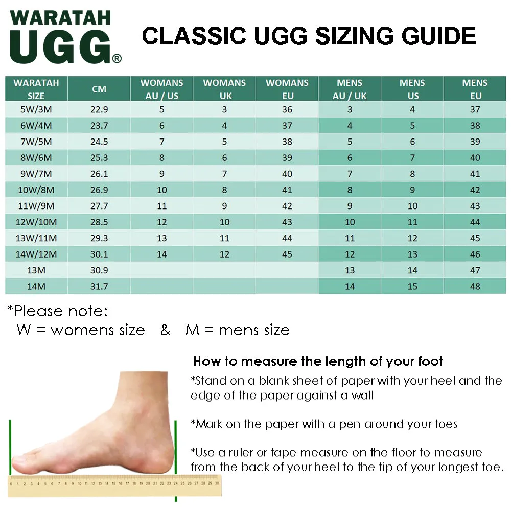 WARATAH UGG® Australian Made Sheepskin Slipper - Sand
