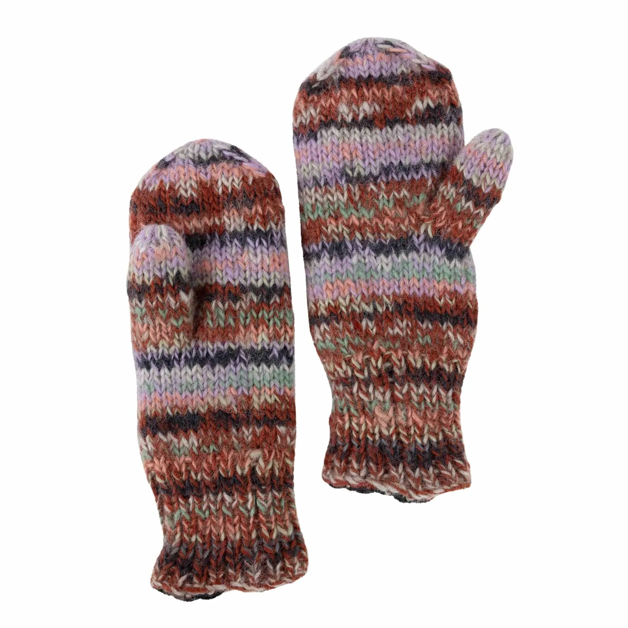 Warm Stripe Mittens