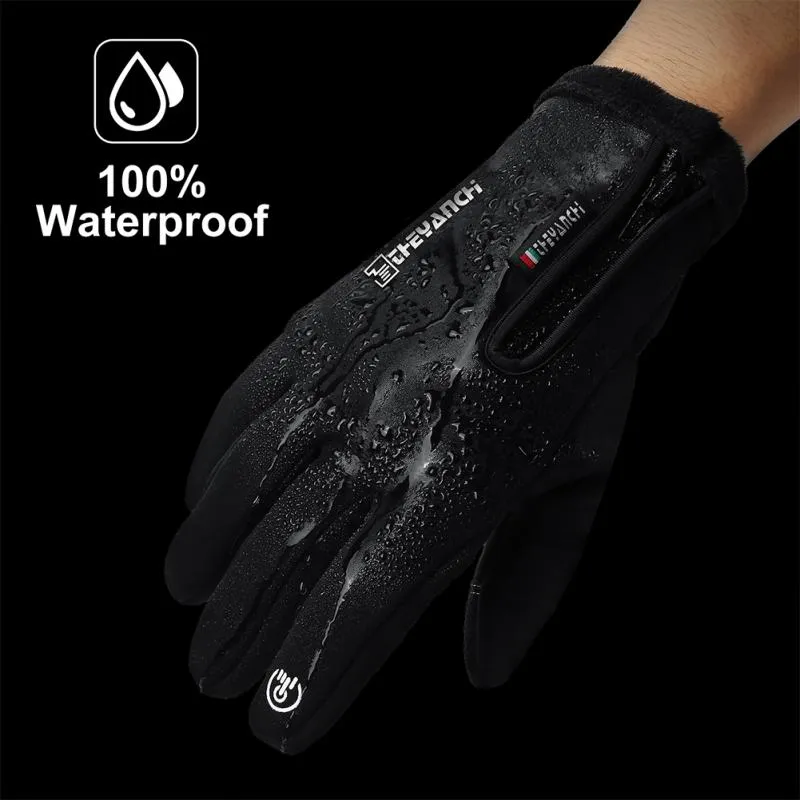 Waterproof Gloves For Skiing, Cycling , And Biking The Winter Great Outdoors