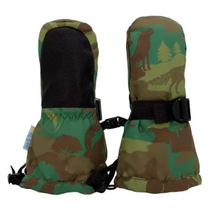 Waterproof Mitten | Woodland Camo