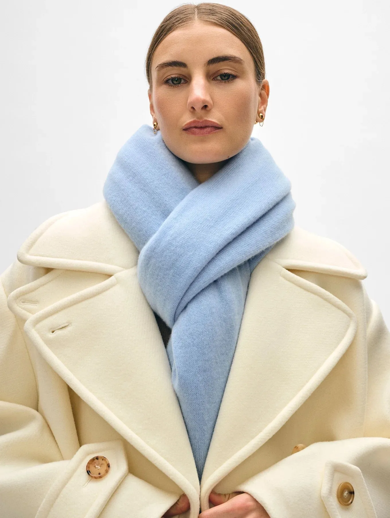 White   Warren Cashmere Travel Wrap