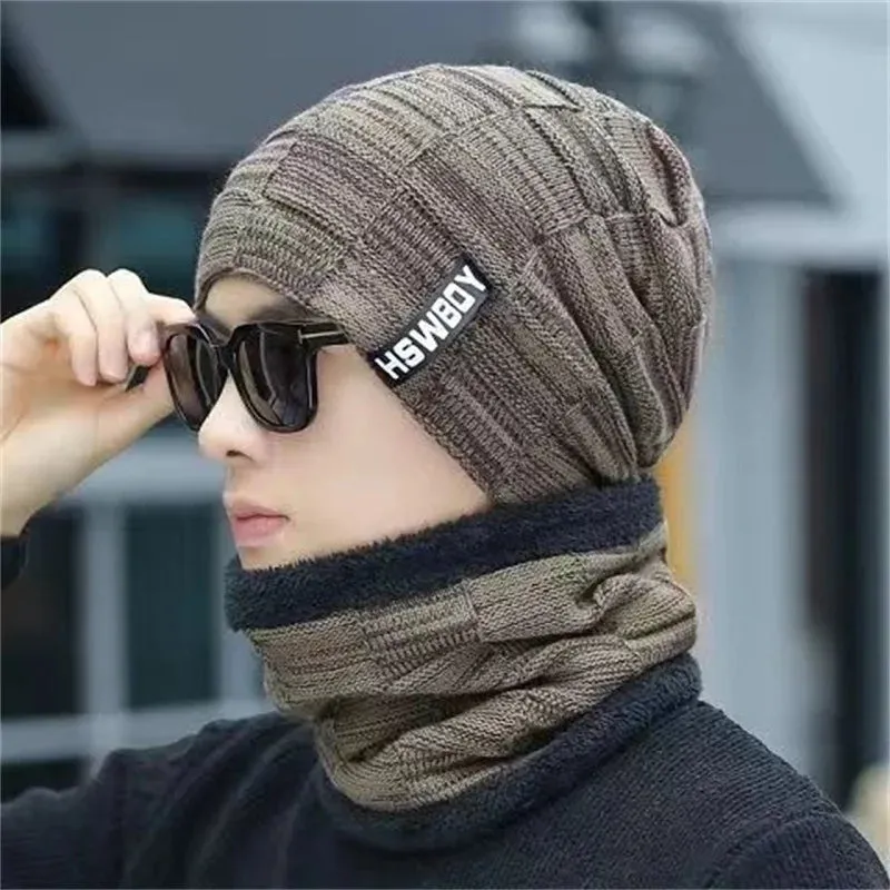 Winter Beanie Hat Scarf Set