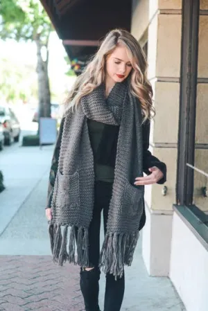 WINTER POCKET SCARF
