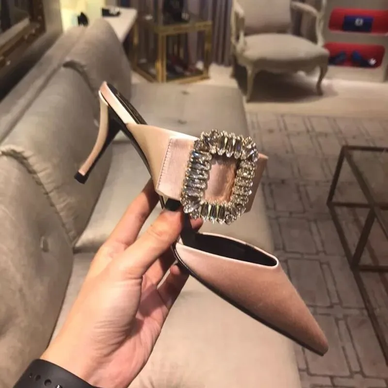 Woman Wedding Pumps Crystal Sandals