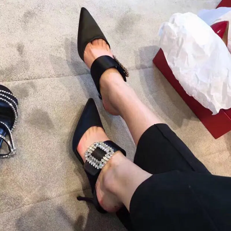 Woman Wedding Pumps Crystal Sandals
