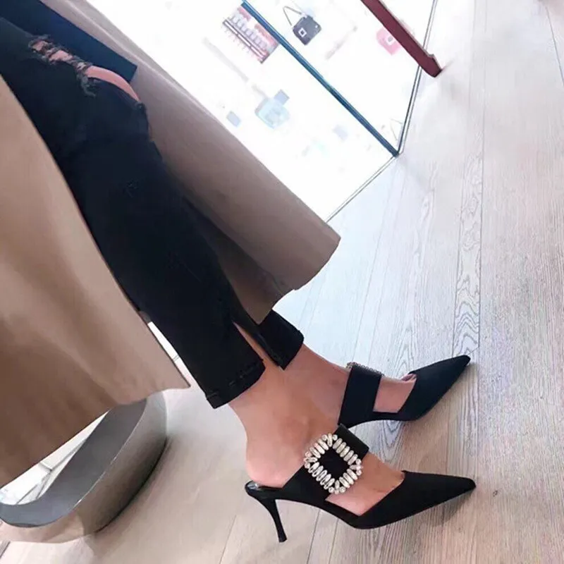 Woman Wedding Pumps Crystal Sandals