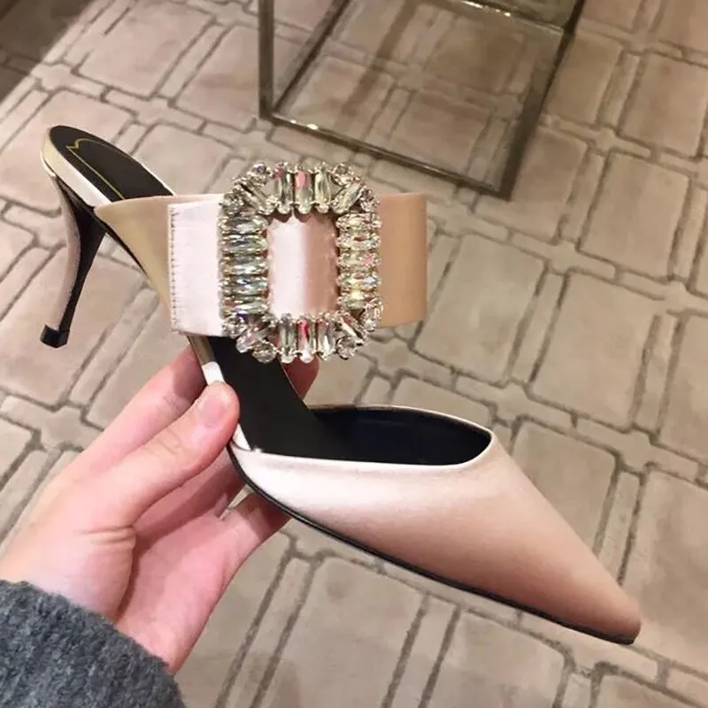 Woman Wedding Pumps Crystal Sandals
