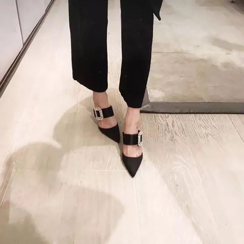 Woman Wedding Pumps Crystal Sandals