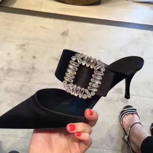 Woman Wedding Pumps Crystal Sandals