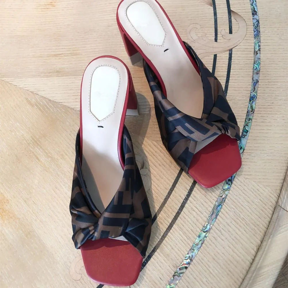 Women Summer Sexy Slippers Silk Butterfly