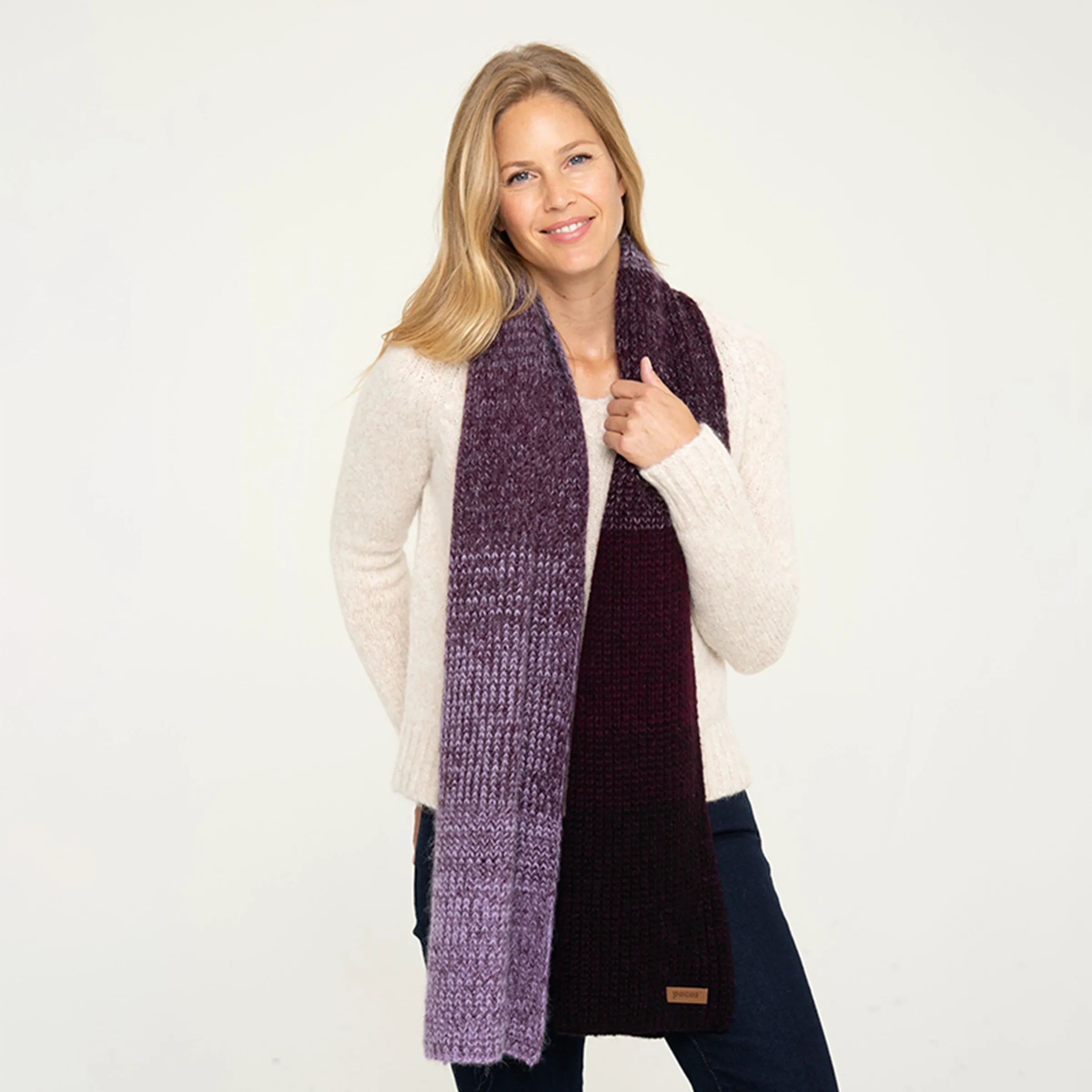 Women's Color Block Scarf