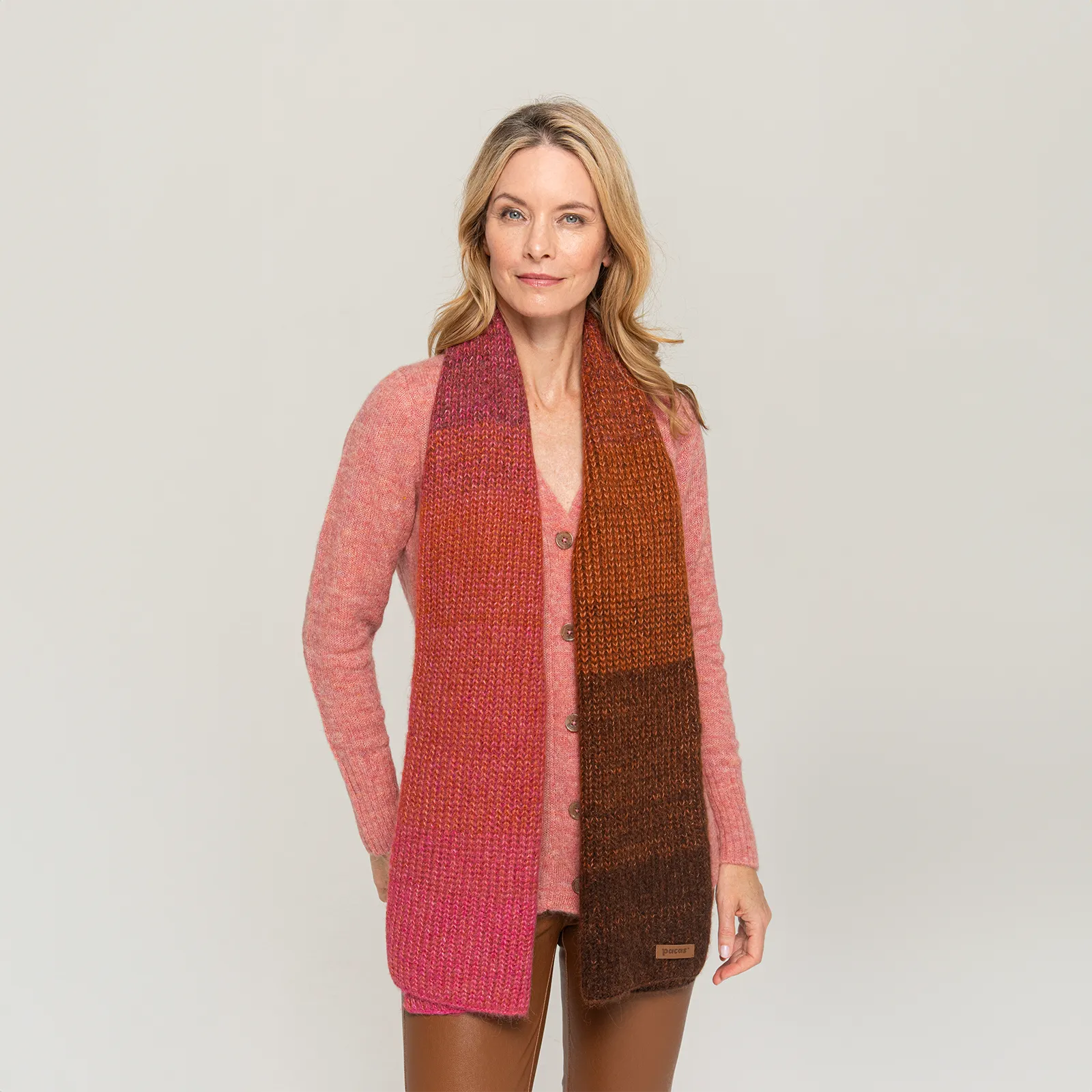 Women's Color Block Scarf
