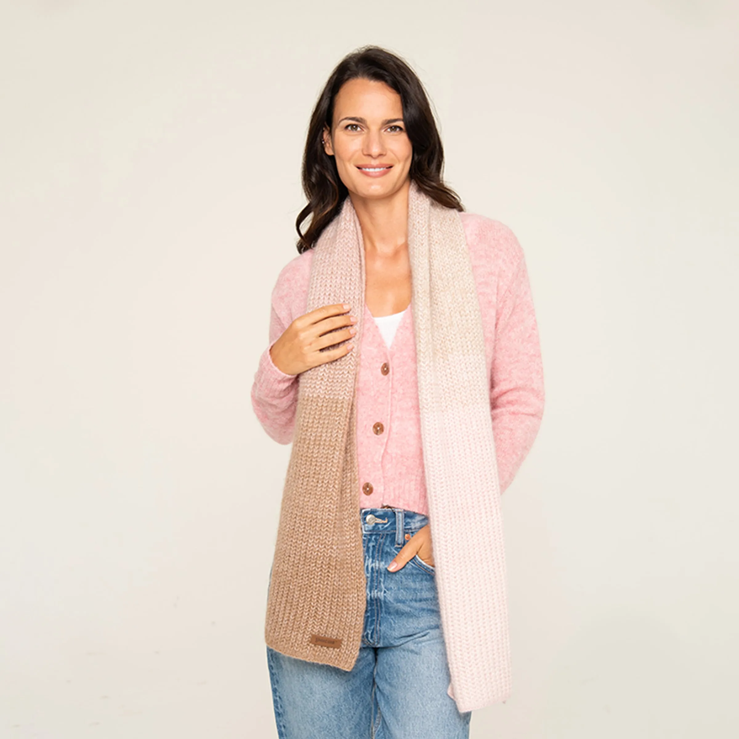 Women's Color Block Scarf