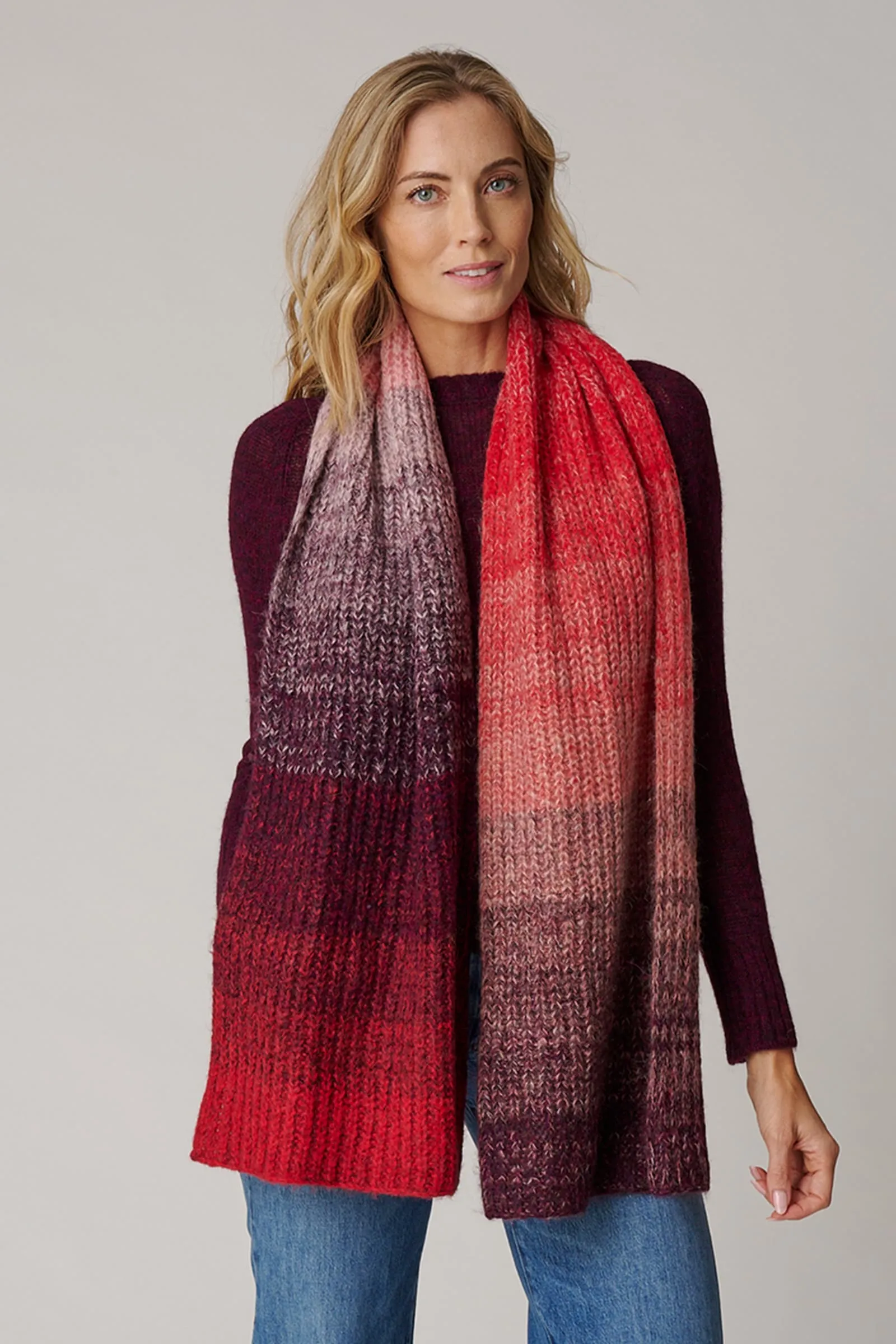 Women's Color Block Scarf