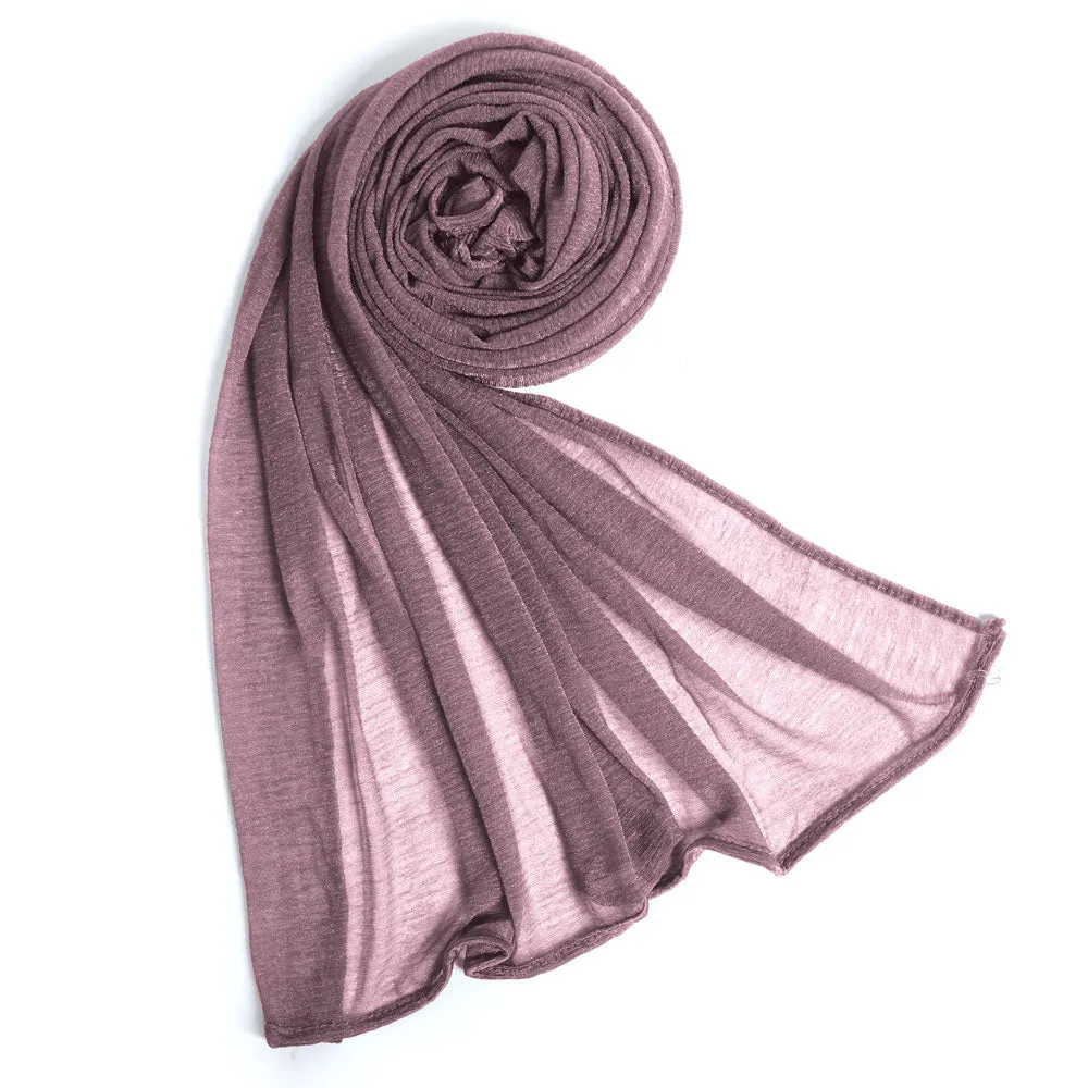 Women's Crinkle Plain Scarves - Multi Color
