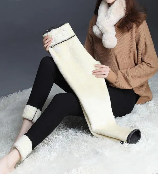 Women's fleece winter leggings