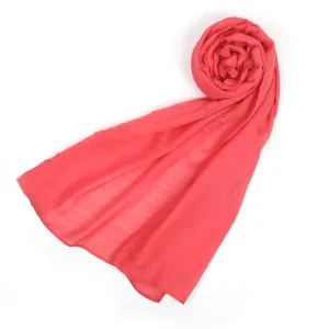 Women's Plain Turkish Stole - Red