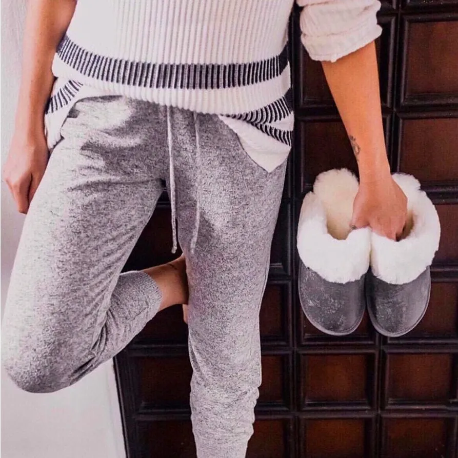 Women's Sheepskin Oil Scuff