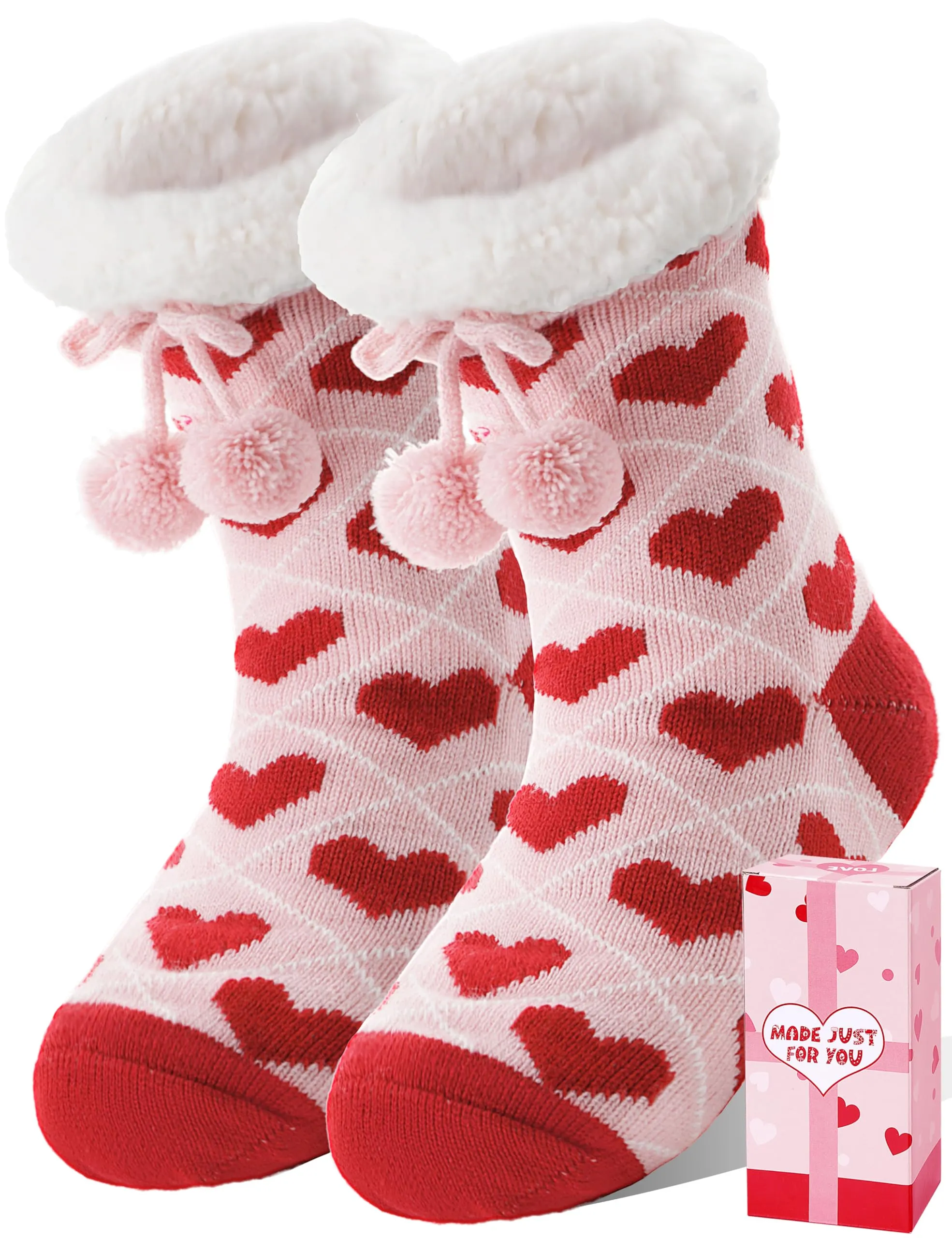 Women's Thermal Valentine's Day Slipper Socks