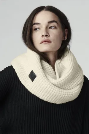 Womens Waffle Infinity Scarf