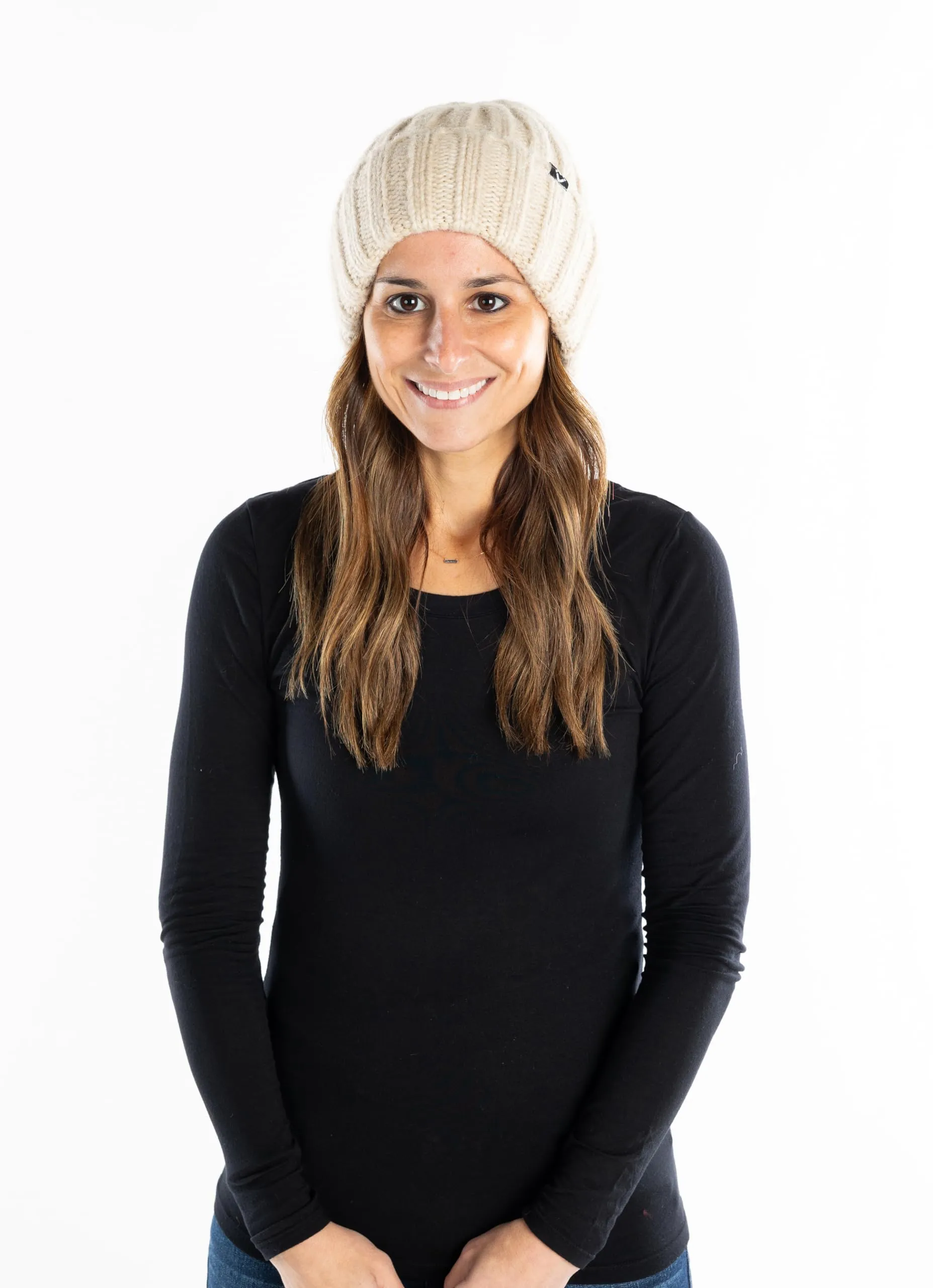 Wool Blend Ribbed Beanie by Funky Junque