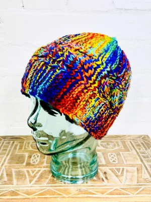 Wool Cable Knit Beanie