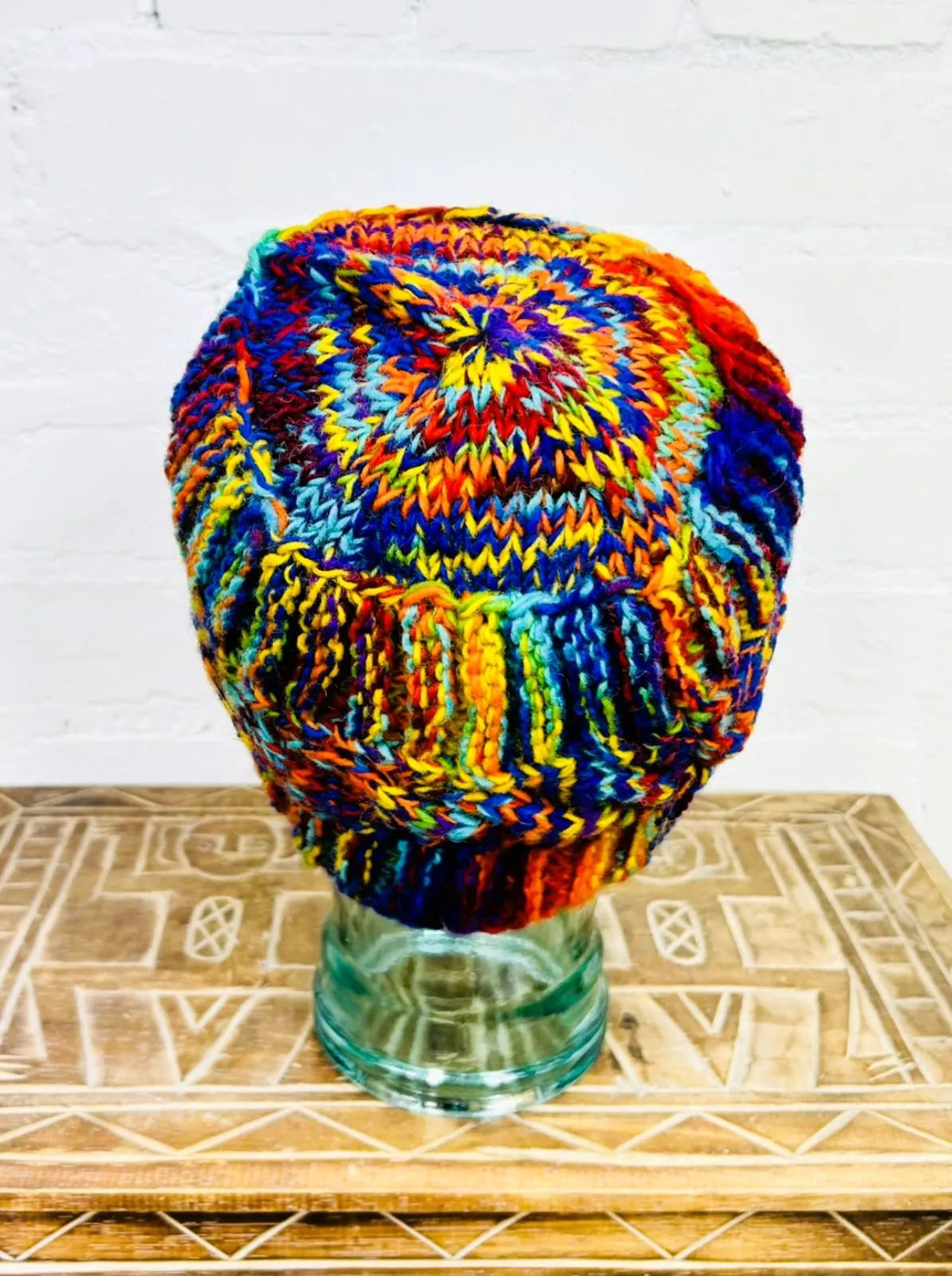 Wool Cable Knit Beanie