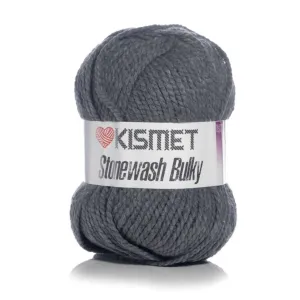Wool Stone Wash Bulky Charcoal