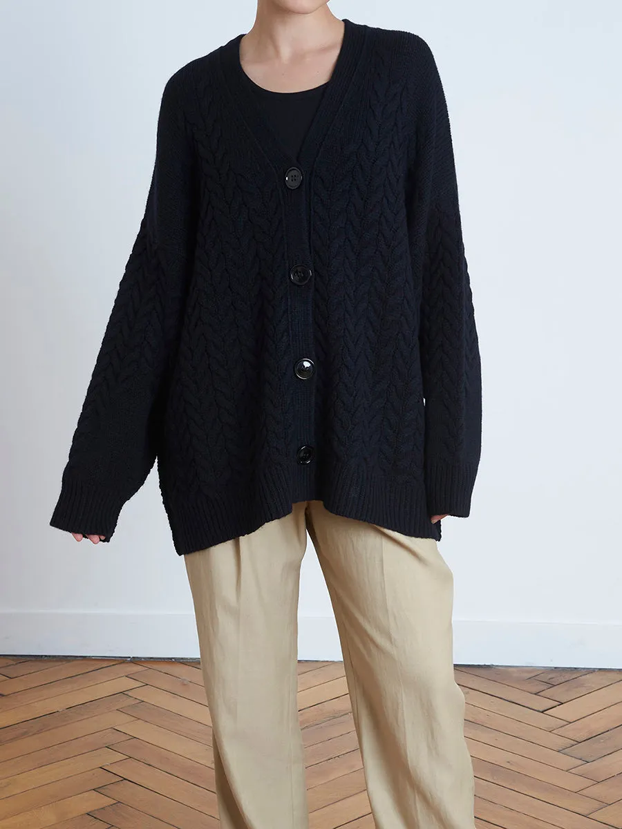 Zannone Twisted Cardigan